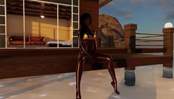 belle blonde avec noir